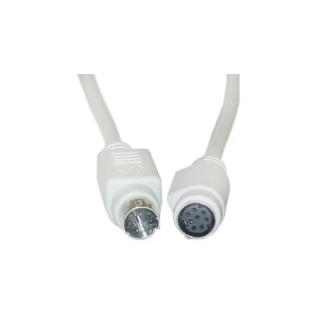 Cable Wholesale Apple Serial extension cable, MiniDin8 Male to MiniDin8 Female, 8 Conductors, 6 foot 10M3-04206